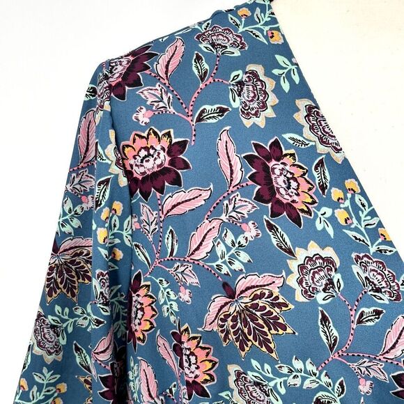 "Torrid Georgette Wrap Tunic Blouse Dress Size 1 - Chic Plus Size - Picture 9 of 16